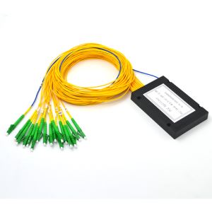 1x16 الألياف البصرية PLC SPLITTER ABS مع موصل LC\/APC